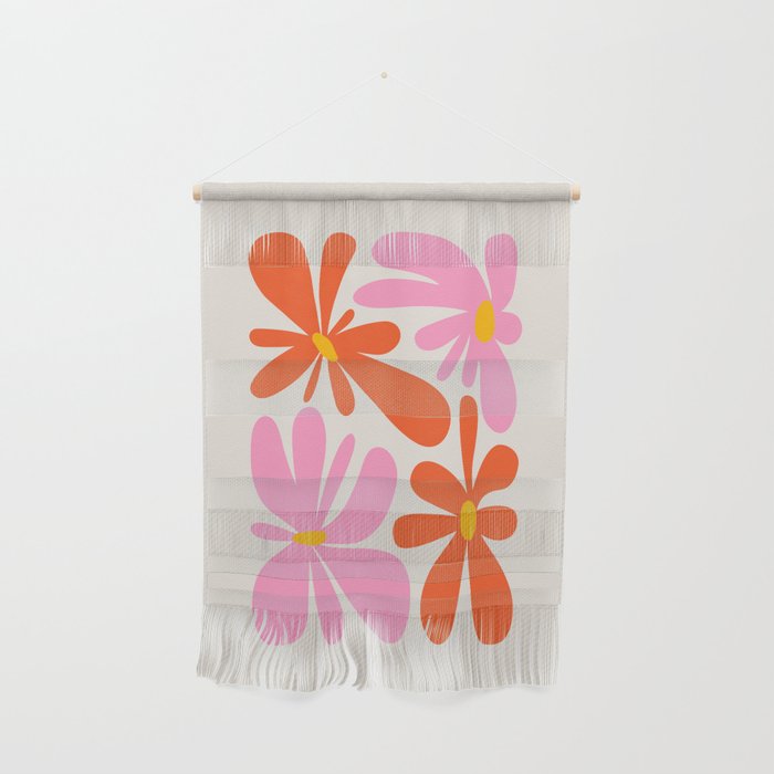 Bloom: Peach Matisse Color Series 04 Wall Hanging