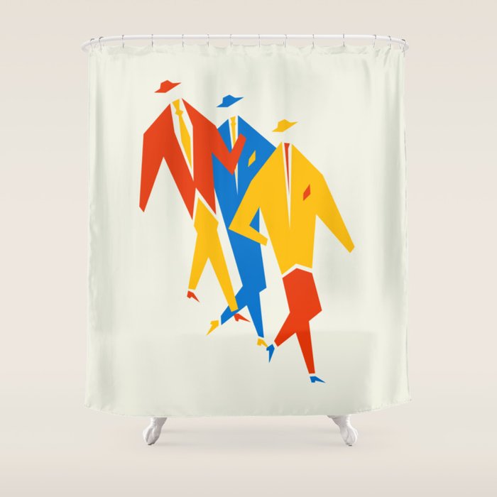 Men | Bauhaus Iv: Off-White Edition Shower Curtain
