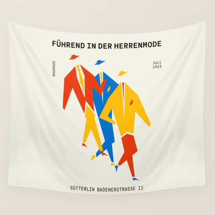 Men | Bauhaus Iv: Off-White Edition Wall Tapestry