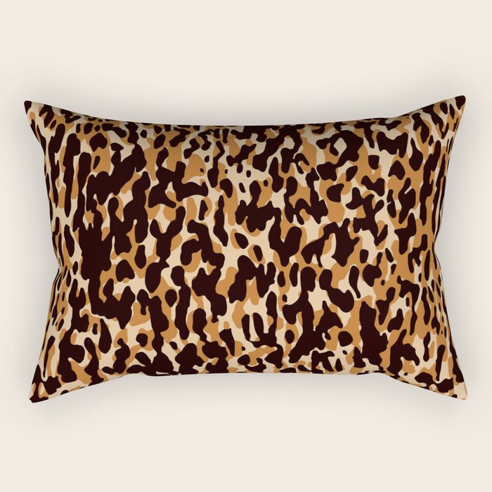 Animal Print Leopard Pattern Rectangular Pillow