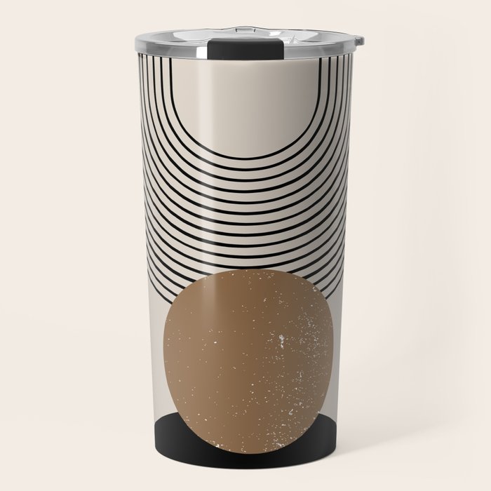 Mid Century Modern Abstract Art 10 Travel Mug