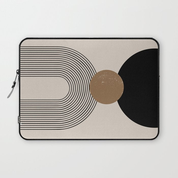 Mid Century Modern Abstract Art 10 Laptop Sleeve