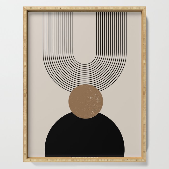 Mid Century Modern Abstract Art 10 Serving Tray