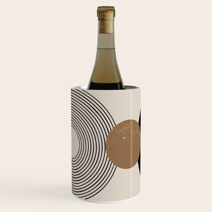 Mid Century Modern Abstract Art 10 Wine Chiller