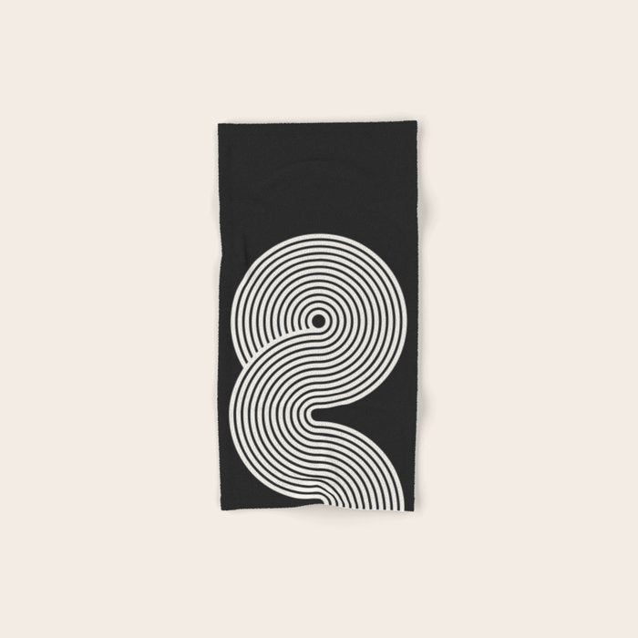 Candy Joyride: Black & White Edition Bath Towel