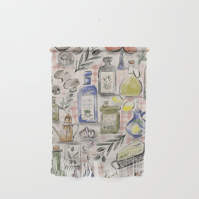 Cucina Italiana Food Recipe Wall Hanging