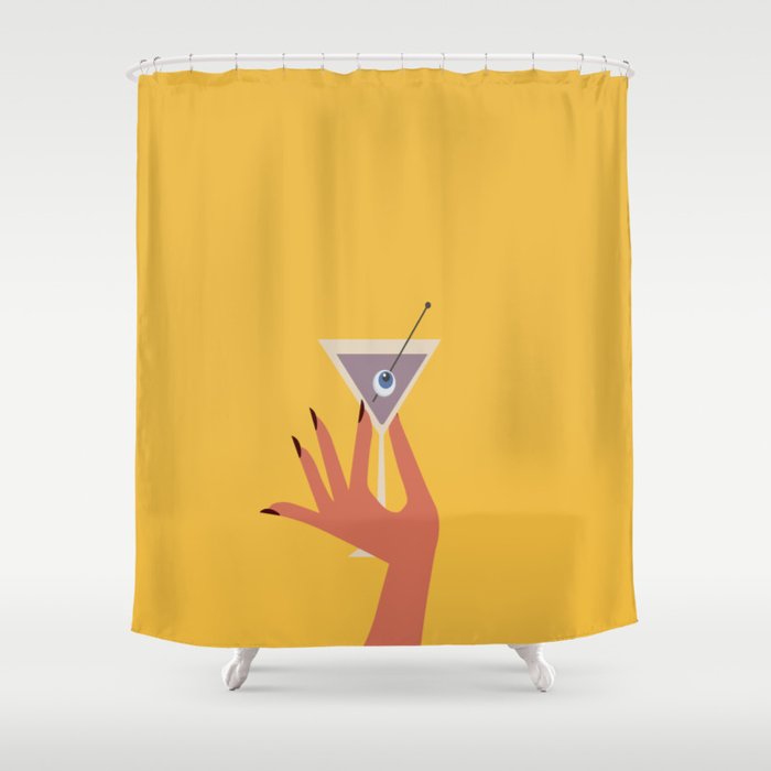 Vodka Martini - Boo Drink Shower Curtain