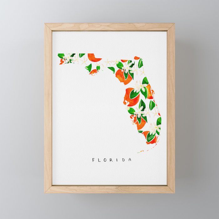Florida State Flower - Orange Blossoms Mini Art Print