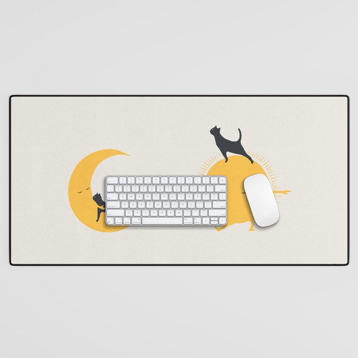 Good Meow'Ing 10 Good Night Hug Desk Mat