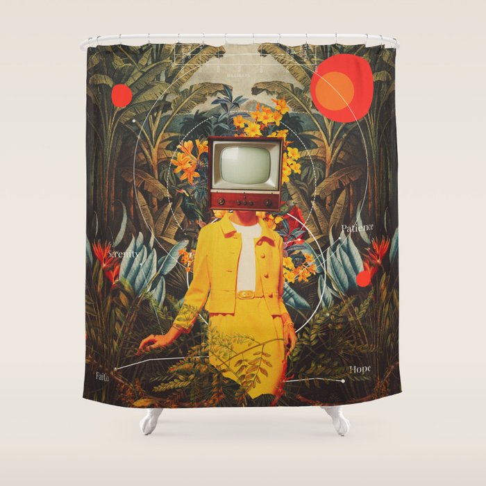 She Came From The Wilderness Shower Curtain