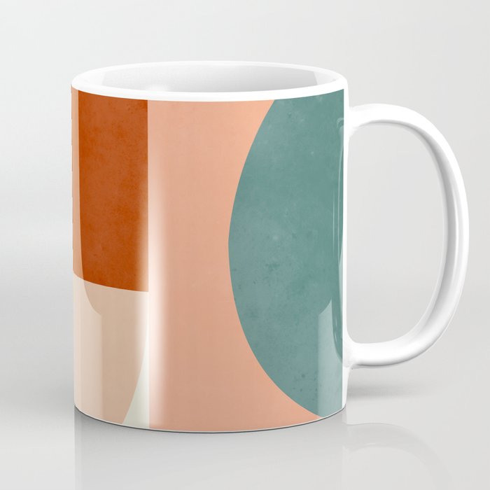 Geometric Abstract Mid Century Coffee Mug