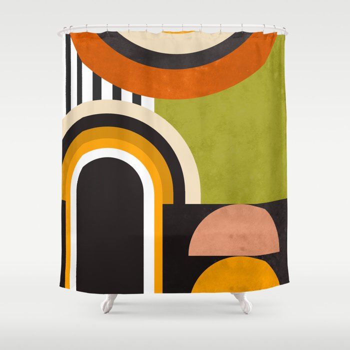 Bauhaus Mid Century Art 43 Shower Curtain