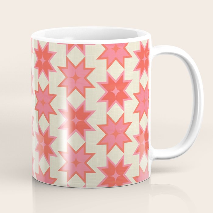 Celestial Winter Quilt Pattern Coffee Mug