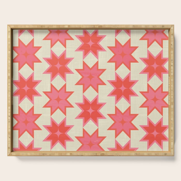 Celestial Winter Quilt Pattern Serving Tray