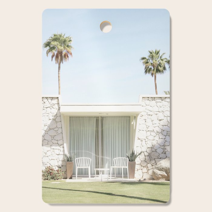 Palm Springs, California Photo Series | Palmtrees Architecture Photography Cutting Board