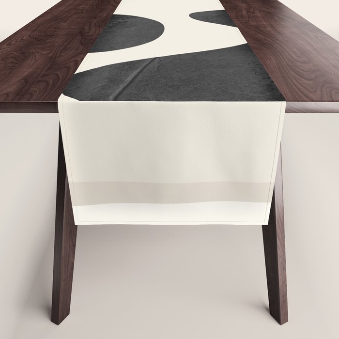 Modern Abstract Minimal Shapes 188 Table Runner