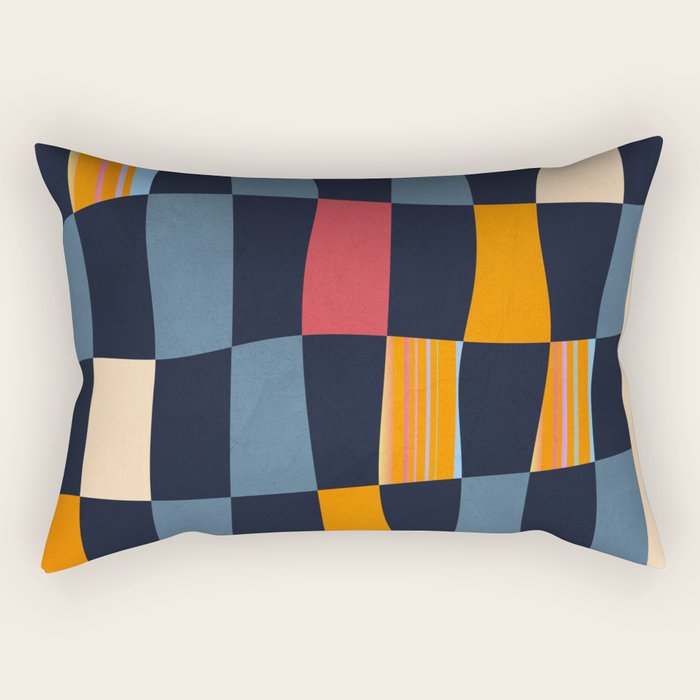 Geometric Abstraction 238 Rectangular Pillow