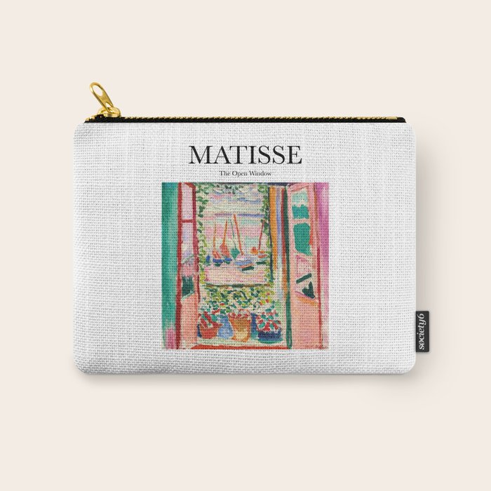 The Open Window By Henri Matisse - Artwork Design Carry All Pouch