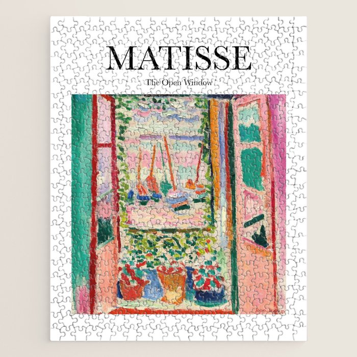 The Open Window By Henri Matisse - Artwork Design Jigsaw Puzzle