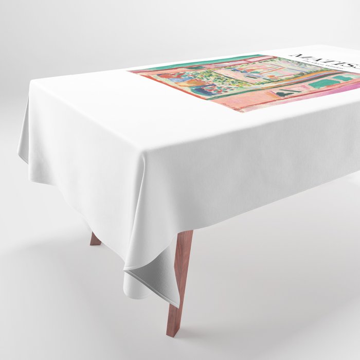 The Open Window By Henri Matisse - Artwork Design Tablecloth