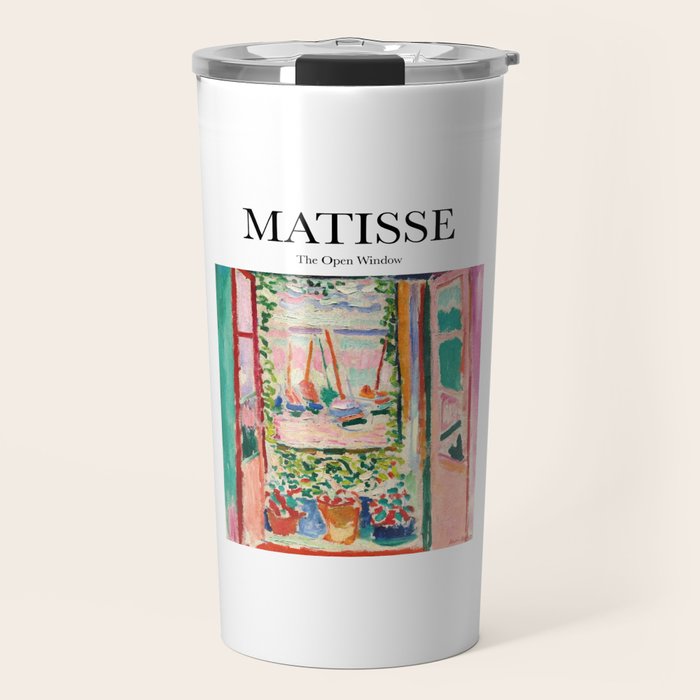 The Open Window By Henri Matisse - Artwork Design Travel Mug