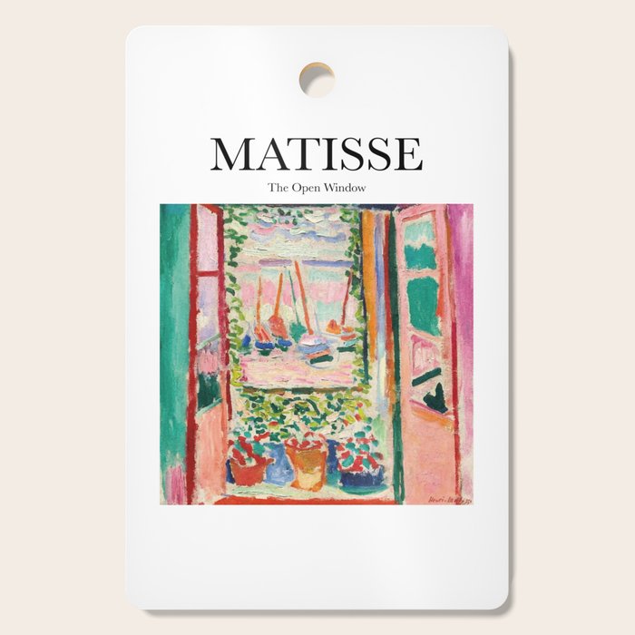 The Open Window By Henri Matisse - Artwork Design Cutting Board