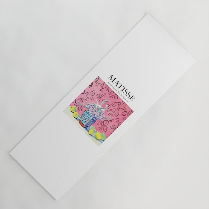 Lemons Against Pink Background By Henri Matisse - Artwork Design Yoga Mat