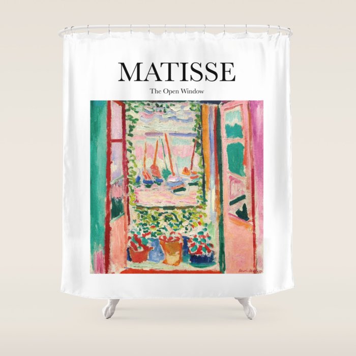 The Open Window By Henri Matisse - Artwork Design Shower Curtain