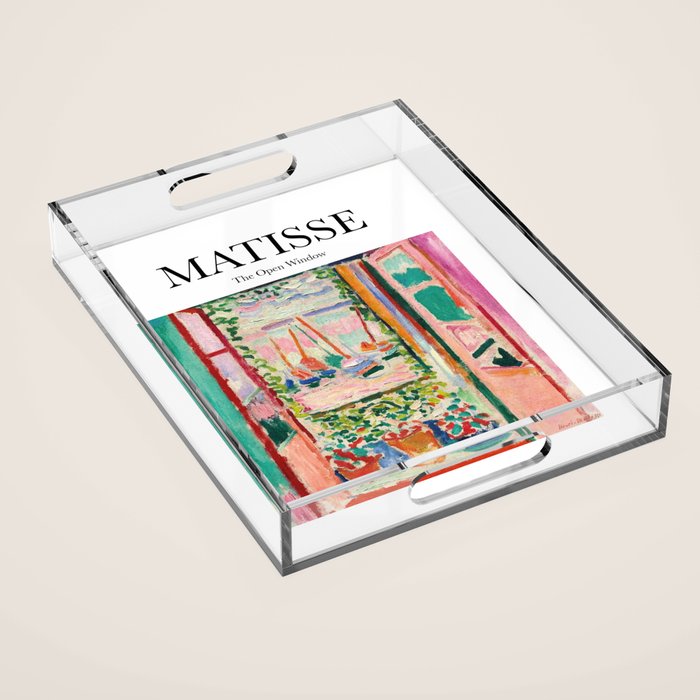 The Open Window By Henri Matisse - Artwork Design Acrylic Tray