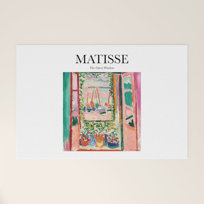 The Open Window By Henri Matisse - Artwork Design Welcome Mat