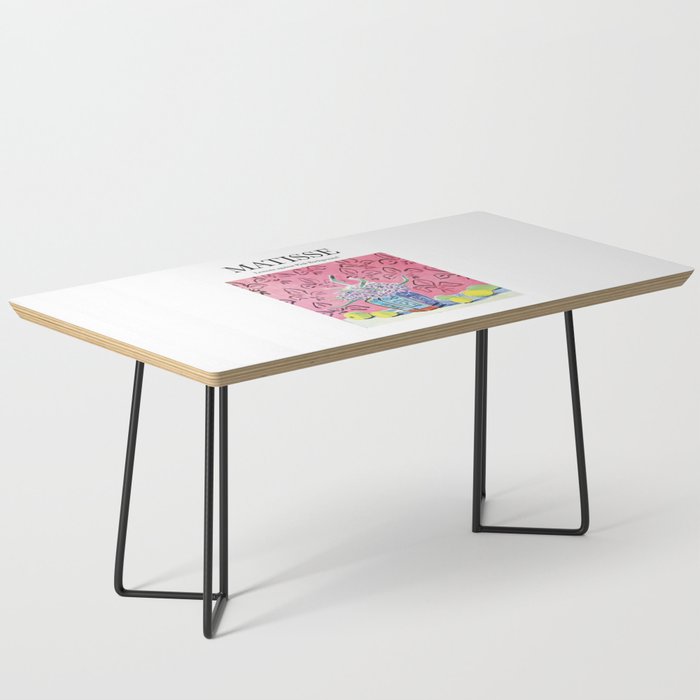 Lemons Against Pink Background By Henri Matisse - Artwork Design Coffee Table
