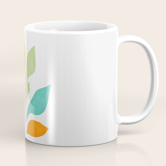 Sun & Leaves: Matisse Pastel Series 04 Coffee Mug