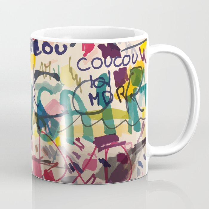 Urban Graffiti Paper Street Art Coffee Mug