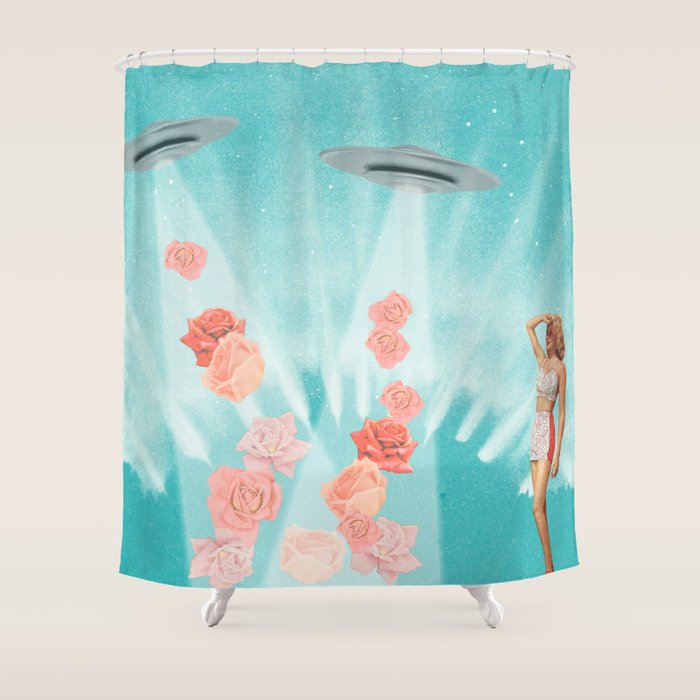 Flower Power // Spring Is Coming Shower Curtain