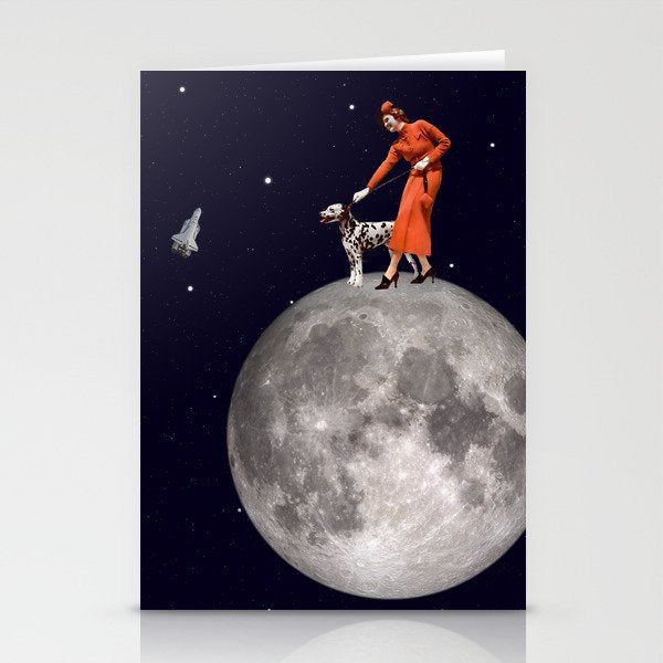 Walking The Dog // The Rocket Stationery Card
