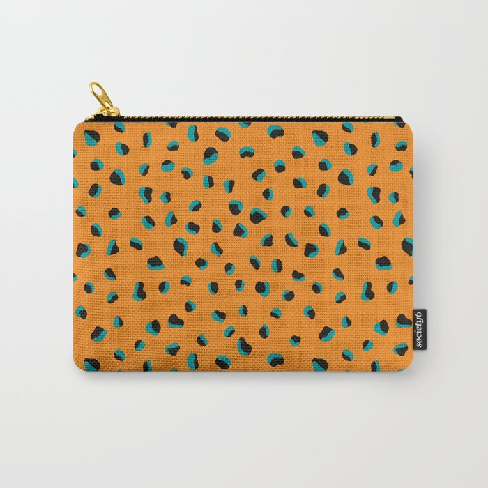 Funky Cheetah Animal Print Carry All Pouch