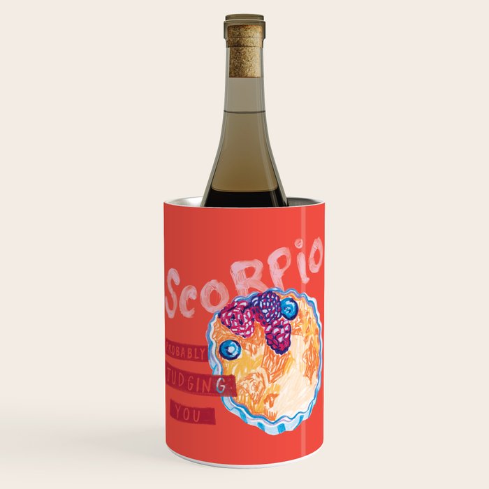 Scorpio Mood In Tomato Red | Zodiac Series Wine Chiller