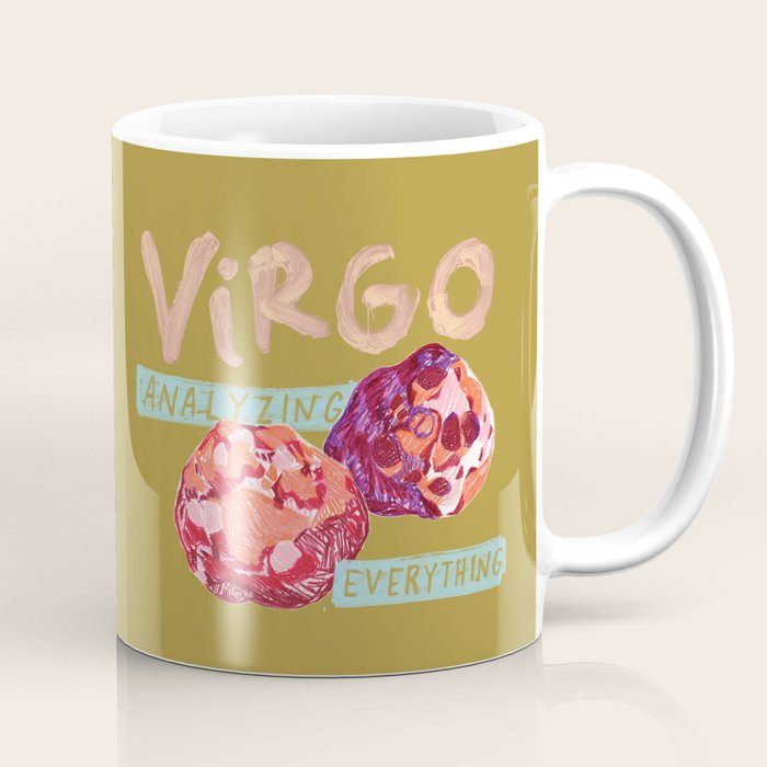 Virgo Perfection In Mustard Yellow | Zodiac Series Coffee Mug