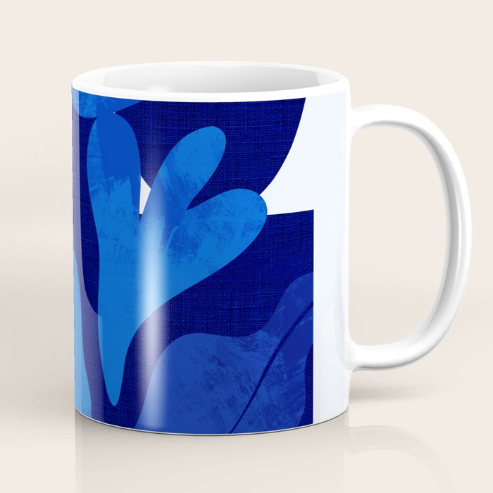 Matisse Geometric Shapes In Blue Hues Coffee Mug
