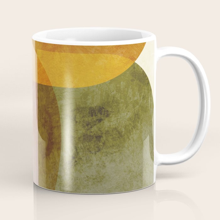 Organic Shapes Boho Nature Abstract 2 Coffee Mug