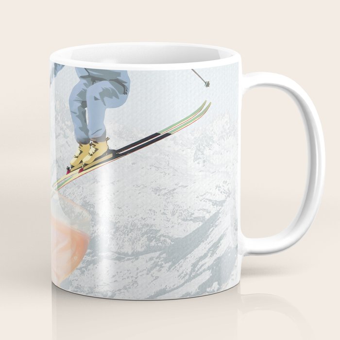 Apres Ski Cocktail Collage Winter Edition Coffee Mug