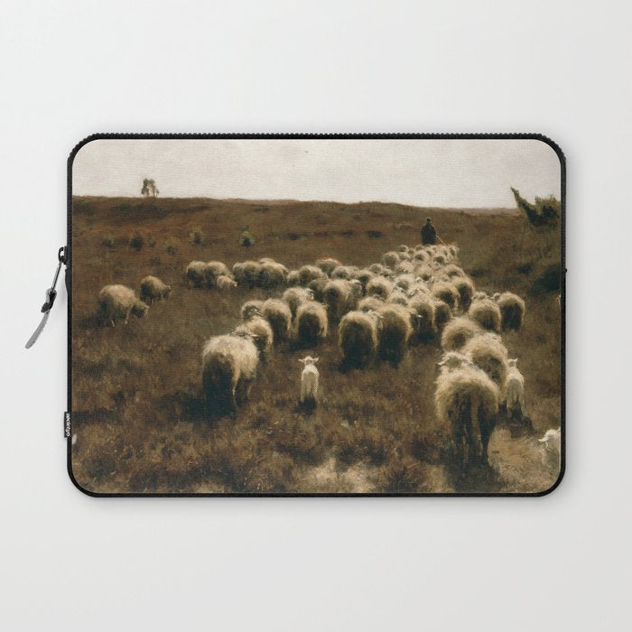 The Return Of The Flock, Laren By Anton Mauve Laptop Sleeve