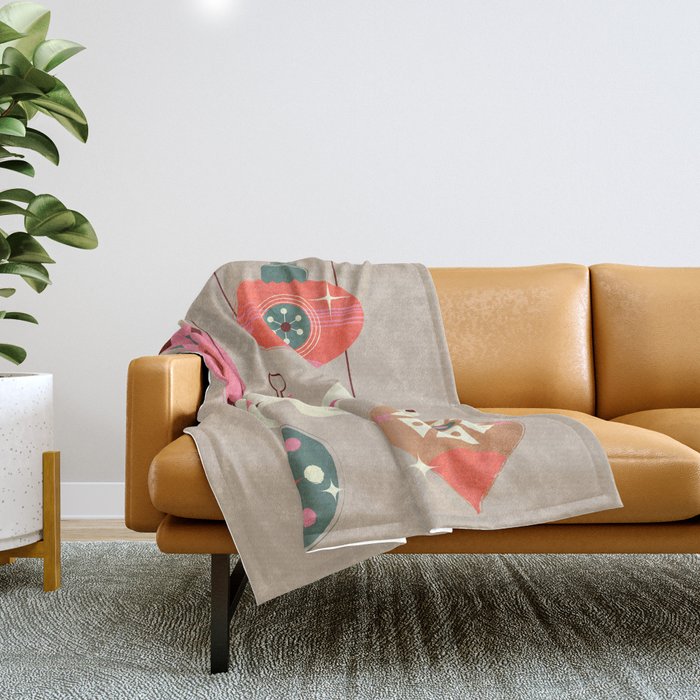 Festive Baubles With A Polar Bear Throw Blanket