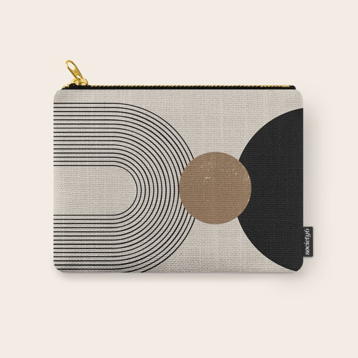 Mid Century Modern Abstract Art 10 Carry All Pouch