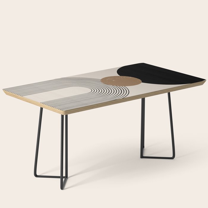 Mid Century Modern Abstract Art 10 Coffee Table