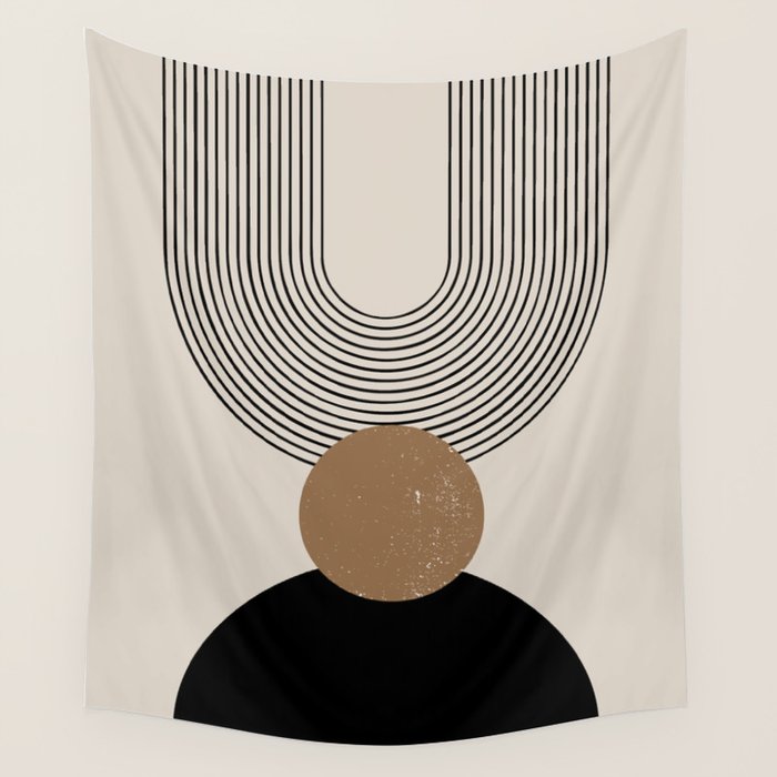 Mid Century Modern Abstract Art 10 Wall Tapestry
