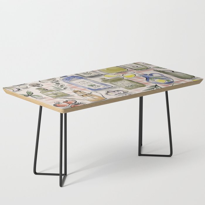 Cucina Italiana Food Recipe Coffee Table