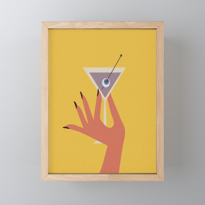 Vodka Martini - Boo Drink Mini Art Print