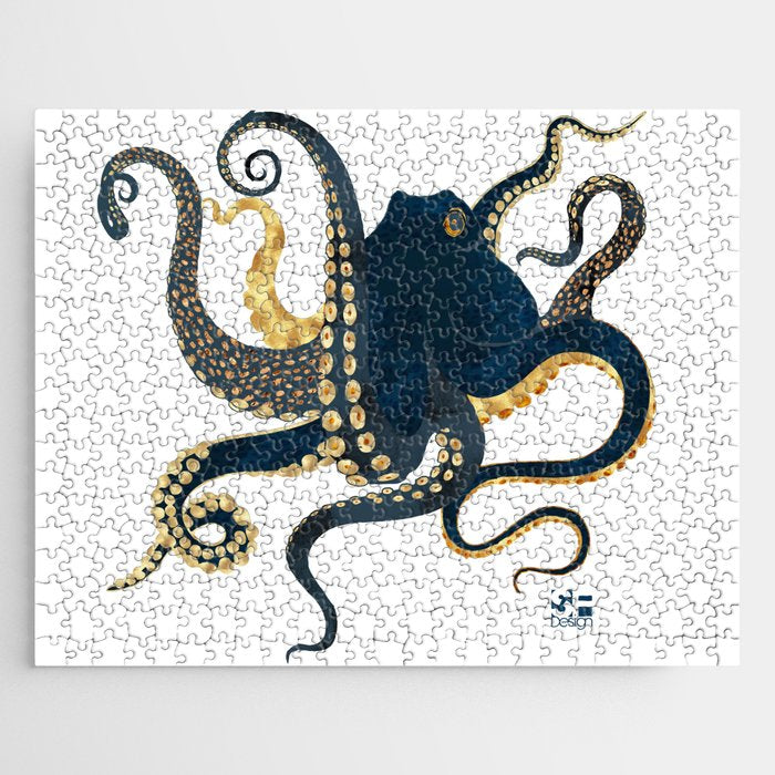Metallic Octopus Iv-Custom Jigsaw Puzzle