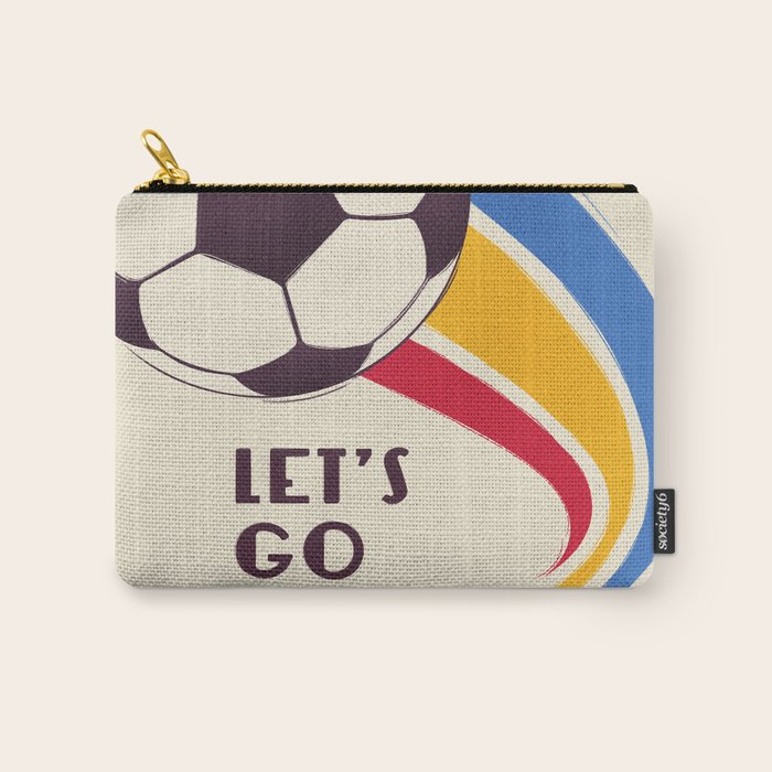 Let'S Go - Soccer Illustration Carry All Pouch